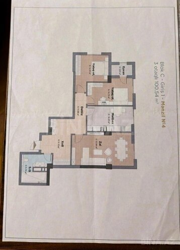 Satılır 3 otaqlı yeni tikili 101 m², Nizami m., photo 3 from 9