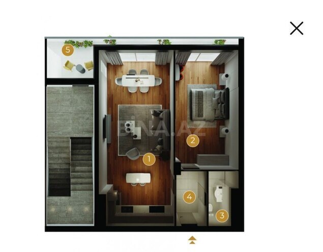 Satılır 2 otaqlı yeni tikili 91.7 m², Biləcəri q., photo 3 from 14