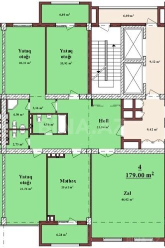 Satılır 4 otaqlı yeni tikili 180 m², İçəri Şəhər m., photo 8 from 9