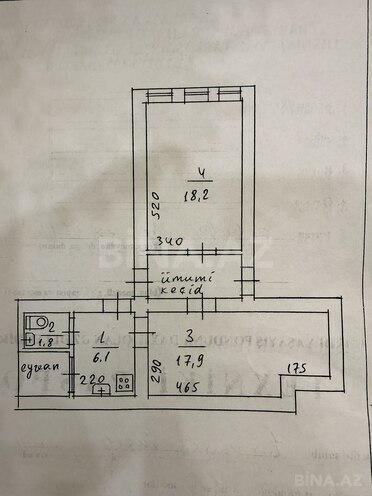 Satılır 2 otaqlı köhnə tikili 55 m², İçəri Şəhər m., photo 12 from 13