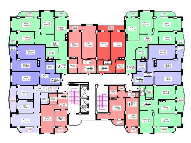 Продаётся 2-комн. новостройка 57.5 м², пос. Ени Ясамал, photo 3 from 25