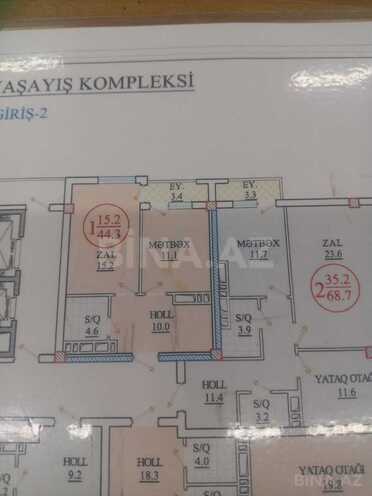 Satılır 2 otaqlı yeni tikili 44.3 m², İnşaatçılar m., photo 16 from 18