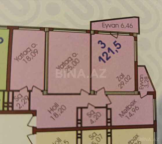 Satılır 3 otaqlı yeni tikili 121.5 m², Nizami m., photo 9 from 16