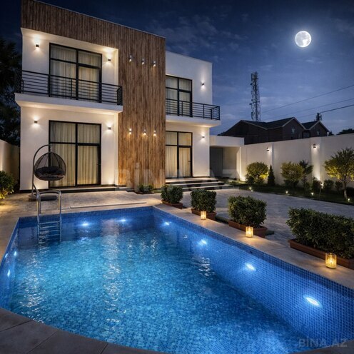 İcarəyə verilir 4 otaqlı həyət evi/bağ evi 300 m², Şüvəlan q., photo 1 from 13