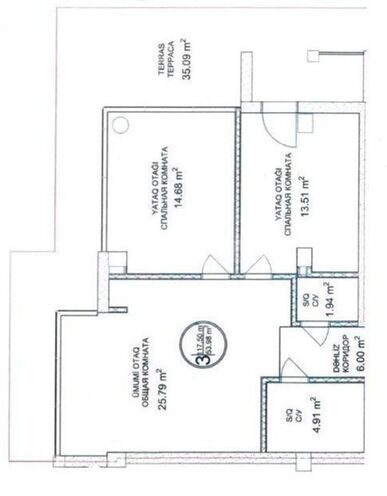 Satılır 3 otaqlı yeni tikili 117 m², Sea Breeze q., photo 4 from 15