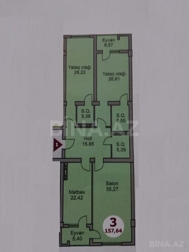 Продаётся 3-комн. новостройка 158 м², Наримановский  р., photo 6 from 21