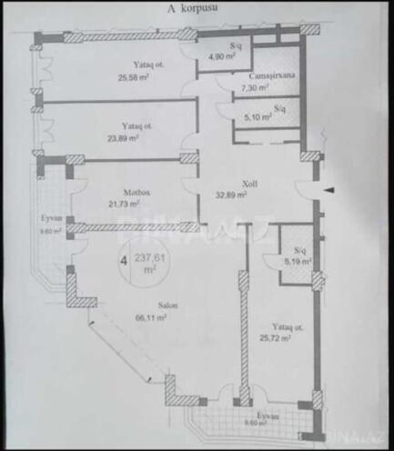 Продаётся 4-комн. новостройка 230 м², м. Низами, photo 8 from 11