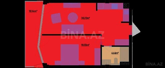 Satılır 2 otaqlı yeni tikili 71.3 m², Nardaran q., photo 7 from 8