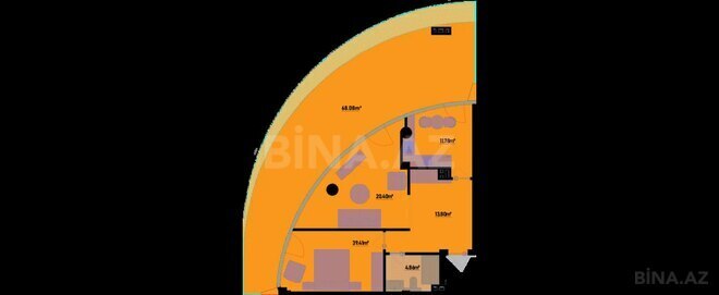 Satılır 2 otaqlı yeni tikili 158.3 m², Nardaran q., photo 7 from 8