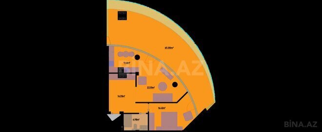 Satılır 2 otaqlı yeni tikili 142.5 m², Nardaran q., photo 7 from 8