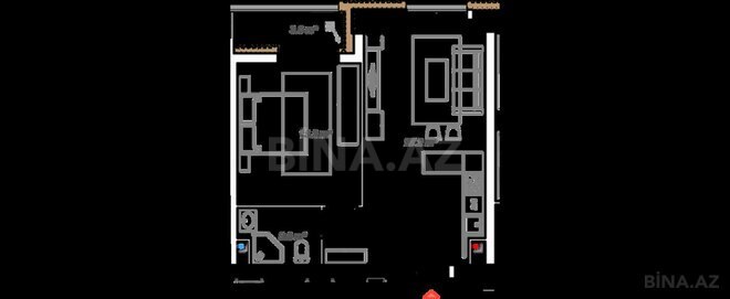 Продаётся 2-комн. новостройка 61.2 м², пос. Нардаран, photo 8 from 9