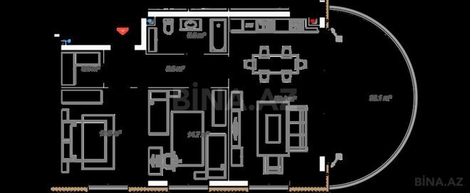 Satılır 3 otaqlı yeni tikili 114.3 m², Nardaran q., photo 8 from 9