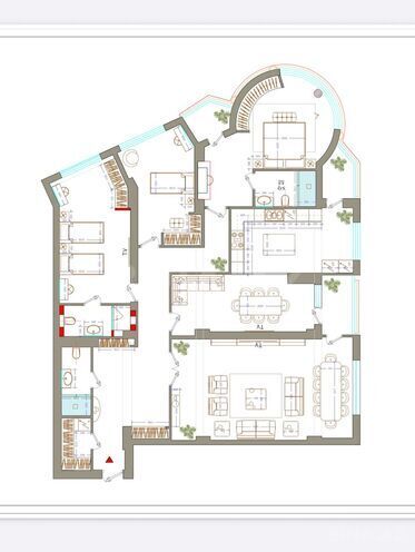 Продаётся 5-комн. новостройка 218 м², м. Гянджлик, photo 4 from 6