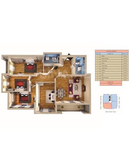 Продаётся 4-комн. новостройка 172 м², м. Нариман Нариманов, photo 6 from 18