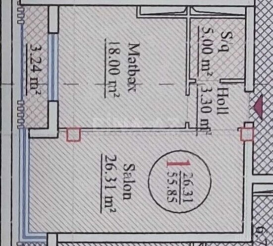 Продаётся 2-комн. новостройка 60 м², Насиминский  р., photo 6 from 7