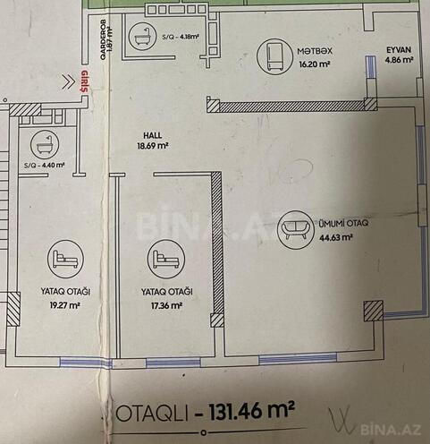 Satılır 4 otaqlı yeni tikili 132 m², Badamdar q., photo 4 from 8