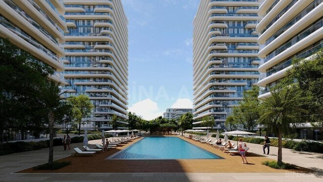 Satılır 1 otaqlı yeni tikili 56.3 m², Nardaran q., photo 1 from 9