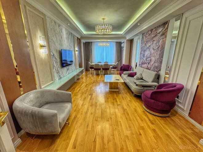 İcarəyə verilir 3 otaqlı yeni tikili 145 m², Memar Əcəmi m., photo 4 from 24