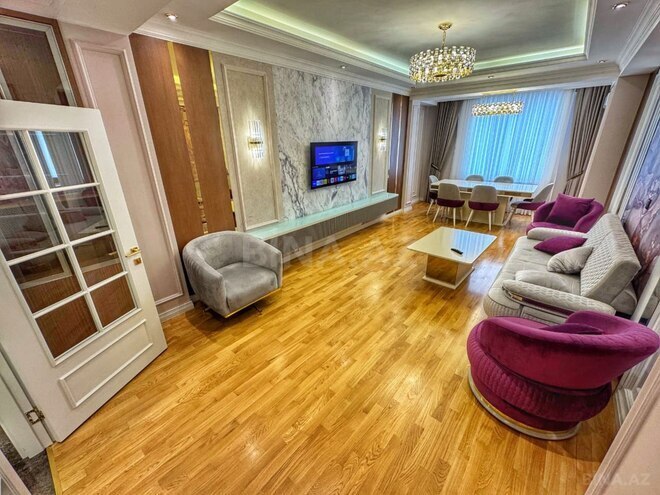 İcarəyə verilir 3 otaqlı yeni tikili 145 m², Memar Əcəmi m., photo 3 from 24