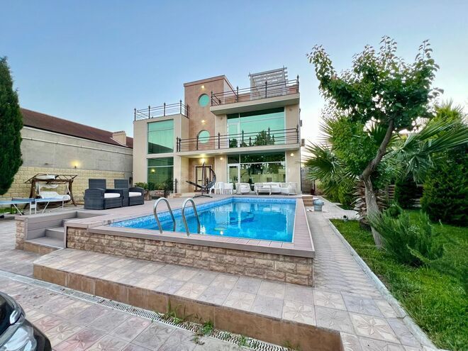 İcarəyə verilir 4 otaqlı həyət evi/bağ evi 150 m², Mərdəkan q., photo 19 from 30