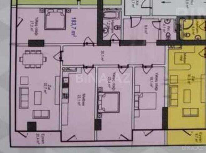 Satılır 4 otaqlı yeni tikili 184 m², Şah İsmayıl Xətai m., photo 9 from 10