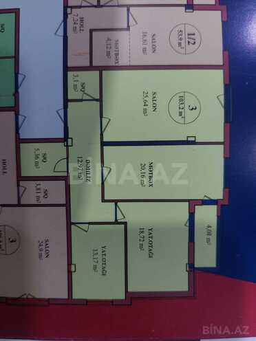 Satılır 3 otaqlı yeni tikili 103 m², Nəriman Nərimanov m., photo 4 from 8