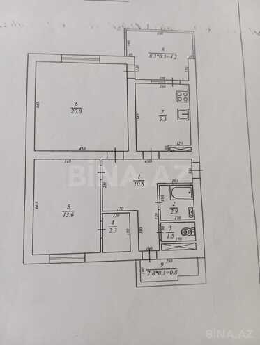 Satılır 3 otaqlı köhnə tikili 101 m², Elmlər Akademiyası m., photo 4 from 25