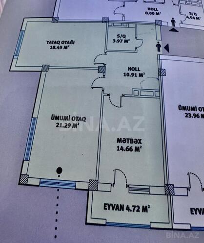 Satılır 2 otaqlı yeni tikili 74 m², Həzi Aslanov m., photo 3 from 10