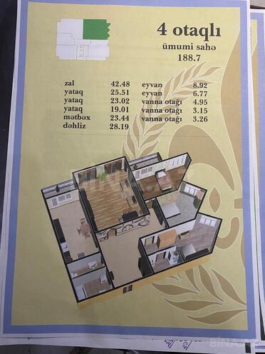 Продаётся 4-комн. новостройка 189 м², м. Азадлыг проспекти, photo 3 from 19