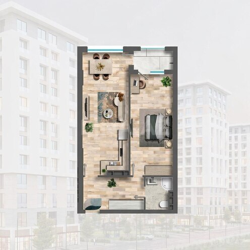 Продаётся 2-комн. новостройка 75.5 м², photo 3 from 7