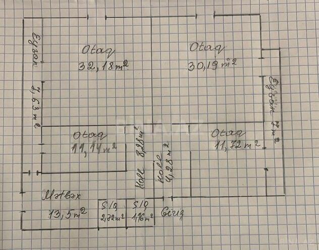 Продаётся 4-комн. вторичка 130 м², пос. Бакиханова, photo 23 from 32
