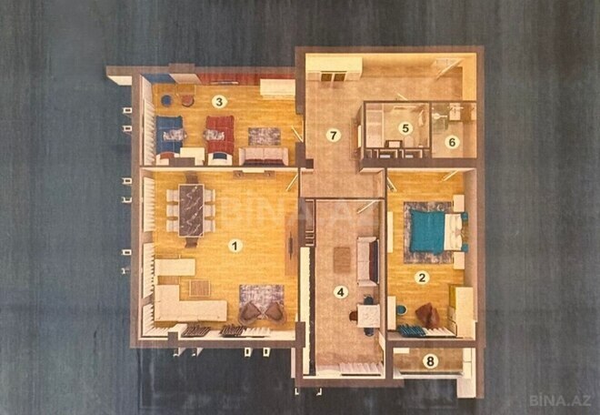 Продаётся 3-комн. новостройка 154 м², м. Низами, photo 5 from 11