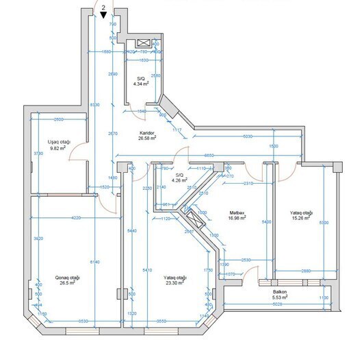 Satılır 4 otaqlı yeni tikili 148.5 m², Həzi Aslanov m., photo 27 from 28