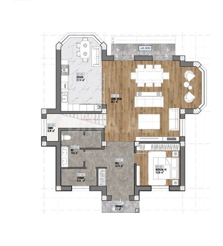 Satılır 8 otaqlı həyət evi/bağ evi 390 m², Sea Breeze q., photo 11 from 27