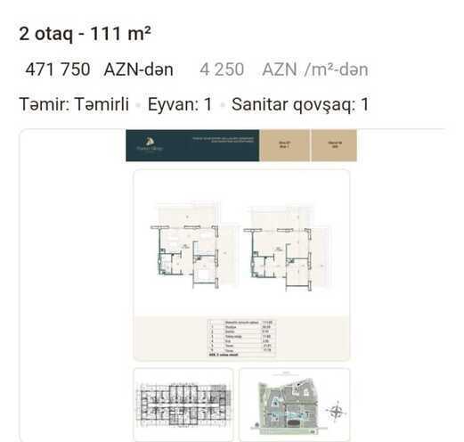 Продаётся 2-комн. новостройка 115.1 м², пос. Нардаран, photo 9 from 10