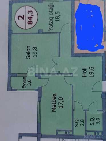 Продаётся 2-комн. новостройка 85 м², м. Нариман Нариманов, photo 3 from 19