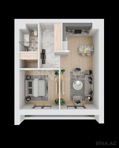 Продаётся 1-комн. новостройка 80 м², пос. Нардаран, photo 6 from 10