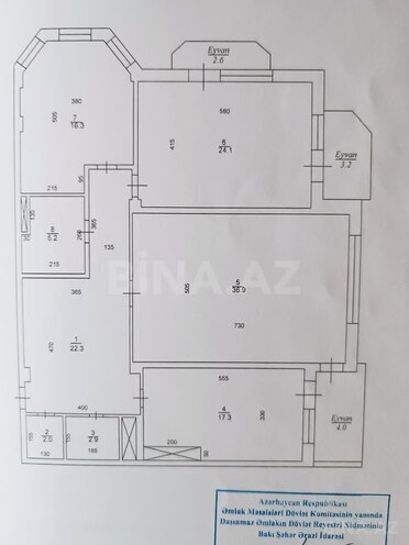 Satılır 3 otaqlı yeni tikili 138 m², İnşaatçılar m., photo 6 from 21
