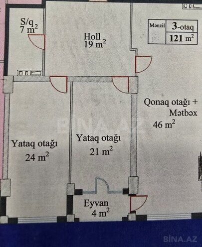 Продаётся 3-комн. новостройка 121 м², м. Шах Исмаил Хатаи, photo 3 from 13