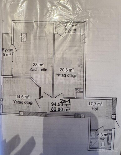 Satılır 3 otaqlı yeni tikili 94.5 m², 20 Yanvar m., photo 8 from 9