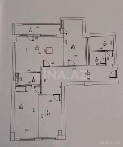 Продаётся 3-комн. новостройка 135 м², м. Гянджлик, photo 5 from 6