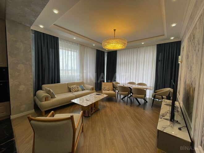 İcarəyə verilir 3 otaqlı yeni tikili 120 m², Ağ şəhər q., photo 3 from 15