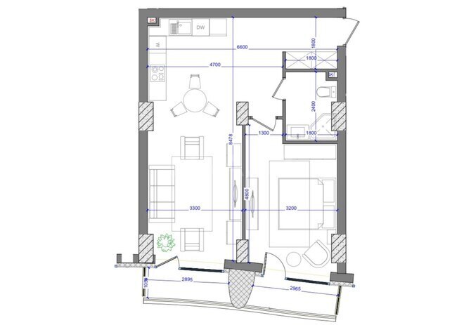 Satılır 2 otaqlı yeni tikili 70.2 m², Sea Breeze q., photo 9 from 10