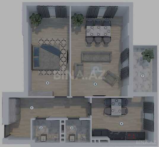 Satılır 2 otaqlı yeni tikili 97.4 m², Koroğlu m., photo 7 from 12
