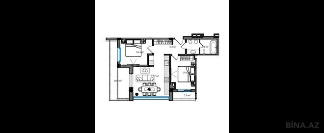 Продаётся 3-комн. новостройка 77.2 м², photo 8 from 9