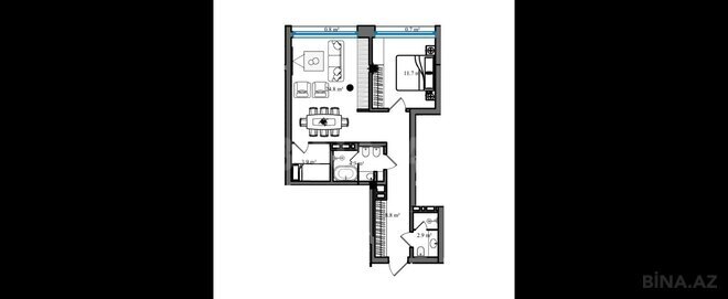 Продаётся 2-комн. новостройка 73.4 м², photo 8 from 9