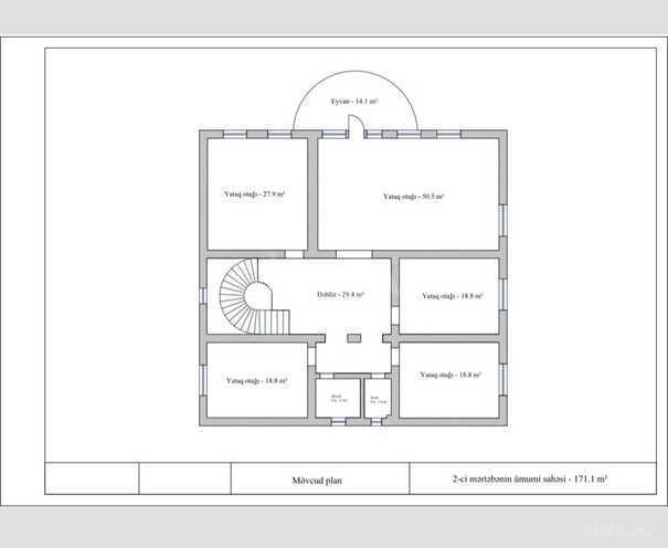 Satılır 12 otaqlı həyət evi/bağ evi 480 m², Həzi Aslanov q., photo 30 from 32