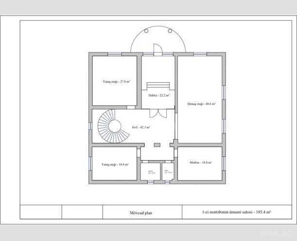 Satılır 12 otaqlı həyət evi/bağ evi 480 m², Həzi Aslanov q., photo 29 from 32