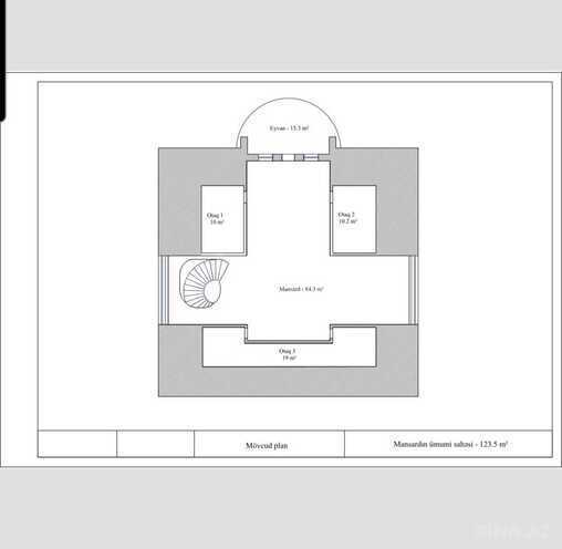 Satılır 12 otaqlı həyət evi/bağ evi 480 m², Həzi Aslanov q., photo 31 from 32