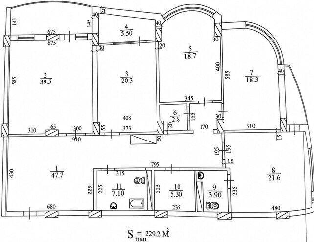 Продаётся 4-комн. новостройка 207 м², м. 28 мая, photo 8 from 9